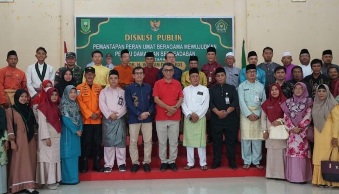 Diskusi Publik Jelang Pemilu 2024,  Wan Siswandi : Ciptakan Kerukunan Dan Junjung Tinggi Toleransi 