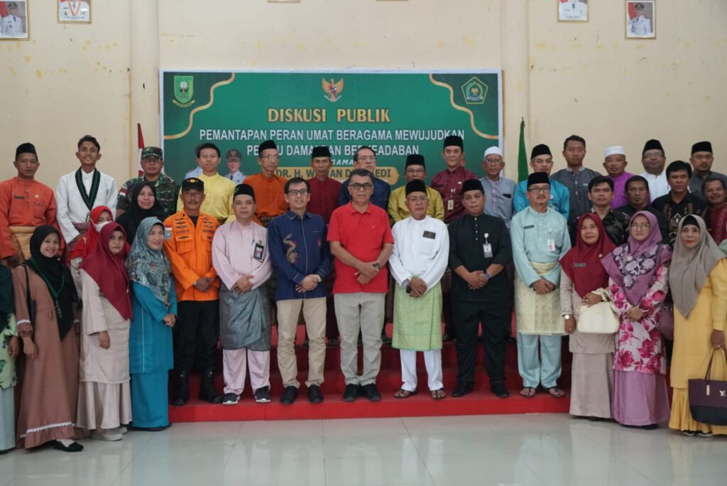 Diskusi Publik Jelang Pemilu 2024,  Wan Siswandi : Ciptakan Kerukunan Dan Junjung Tinggi Toleransi 