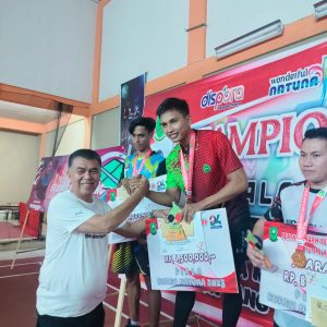 Personil Kodim 0318/Natuna Rebut Juara 1 Turnamen Tenis Meja Piala Bupati Natuna
