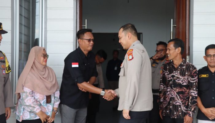 Kapolres Kepulauan Anambas Cek Gudang Logistik Pemilu KPU Ananbas
