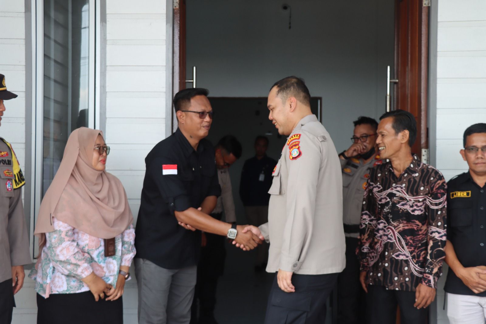 Kapolres Kepulauan Anambas Cek Gudang Logistik Pemilu KPU Ananbas