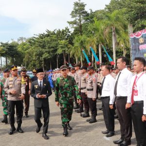 Polresta Tanjungpinang Apel Gelar Pasukan Ops Mantap Brata Seligi 2023 – 2024 