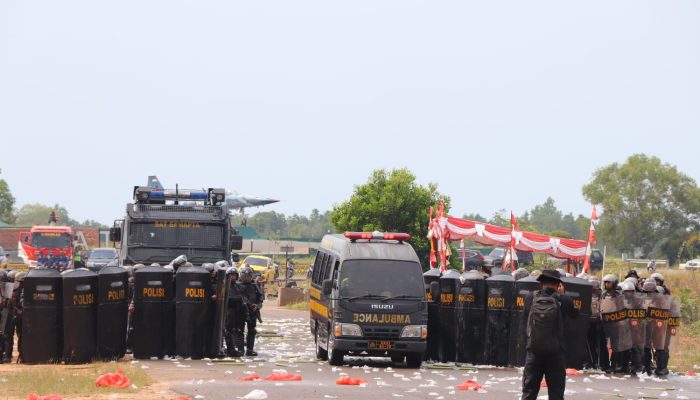 Pengamanan Pemilu 2024, Polresta Tanjungpinang Laksanakan Pelatihan Sispam Kota