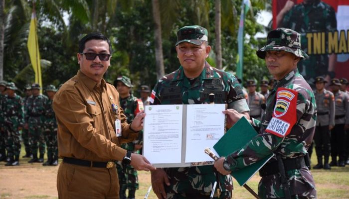 Sekda Natuna Hadiri Upacara Penutupan TMMD Ke – 118 Tahun 2023