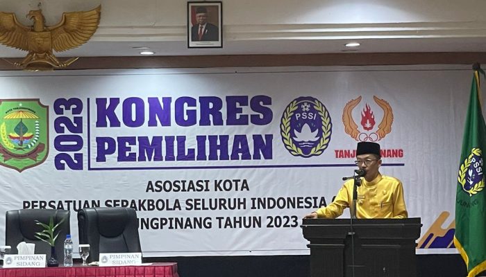 Pj Wako Hasan Harapkan Askot PSSI Majukan Sepak Bola Di Tanjungpinang