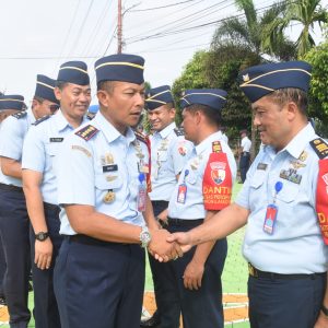Danlanud RHF Kukuhkan Tim Satgas Percepatan Pembangunan Sarana Prasarana