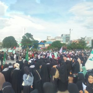 Masyarakat Peduli Palestina Gelar Orasi Di Pelataran Tugu Sirih Tanjungpinang