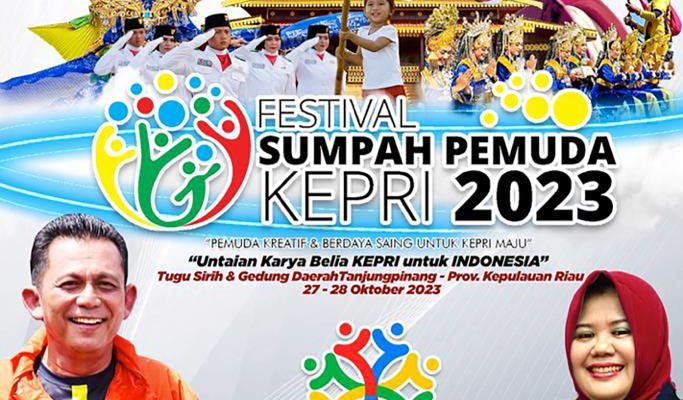 Semarak Festival Sumpah Pemuda Kepri 2023 di Pelataran Tugu Sirih Tanjungpinang
