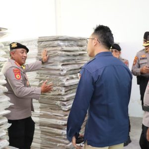 Jelang Pemilu 2024, Polresta Tanjungpinang Tingkatkan Pengamanan di Gudang Logistik KPU