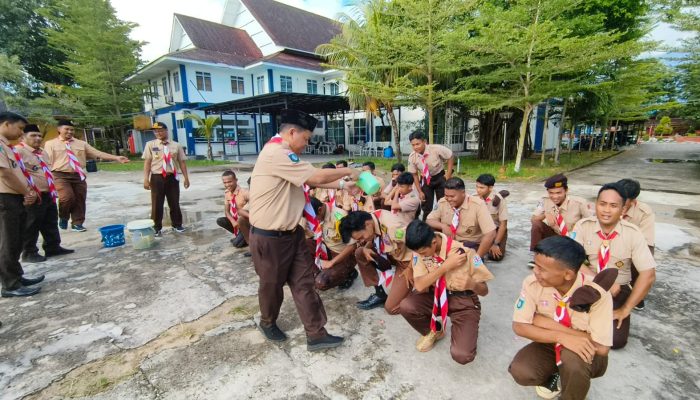 45 Anggota Saka Adhiyasta Pemilu Kota Tanjungpinang Dikukuhkan