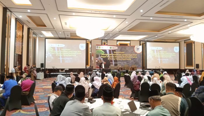 Sosialisasi OJK Kepri, Beri Pemahaman Kasek dan Guru Pinjol Legal dan Ilegal