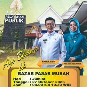 Besok, Pemko Tanjungpinang Kembali Gelar Bazar Pasar Murah di Halaman MPP 