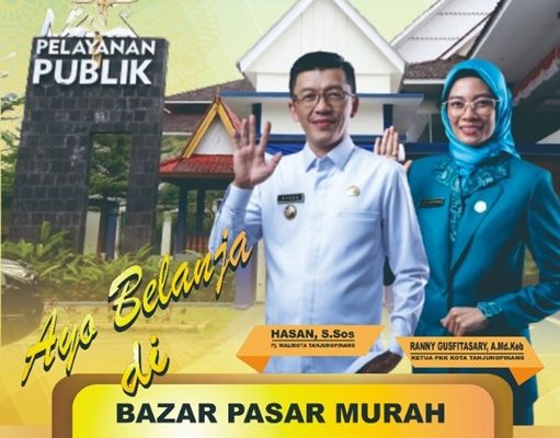 Besok, Pemko Tanjungpinang Kembali Gelar Bazar Pasar Murah di Halaman MPP 