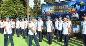 Danlanud RHF Pimpin Upacara Hari Jadi Polisi Militer TNI Angkatan Udara Ke-77