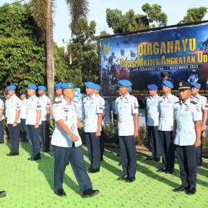 Danlanud RHF Pimpin Upacara Hari Jadi Polisi Militer TNI Angkatan Udara Ke-77