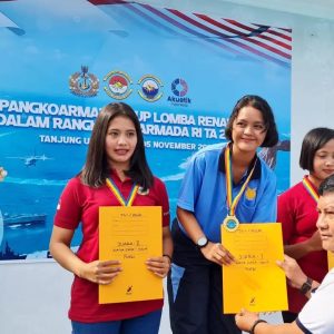 Raih 2 Medali, Lanud RHF Dominasi Juara Renang Kategori Gaya Dada Putri