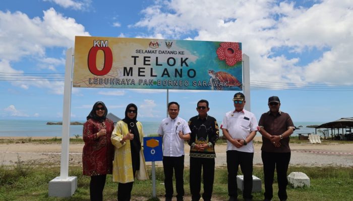 Gubernur Ansar Tinjau Perbatasan Telok Melano dan Kunjungi Daerah Lundu Serawak