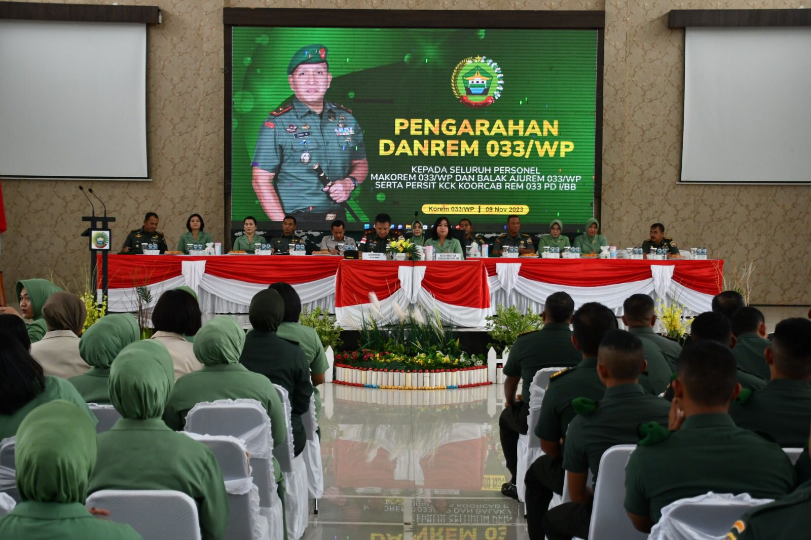 Jelang Pemilu 2024, Danrem 033/WP Berikan Arahan Netralitas TNI AD