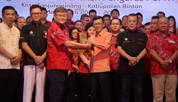 Hadiri Pelantikan Pengurus PSMTI Tanjungpinang – Bintan, Hasan Himbau Jaga Toleransi Beragama
