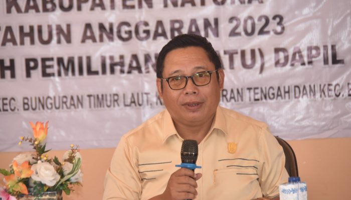 Ketua DPRD Natuna Reses Persidangan III di Batu Gajah Bunguran Timur