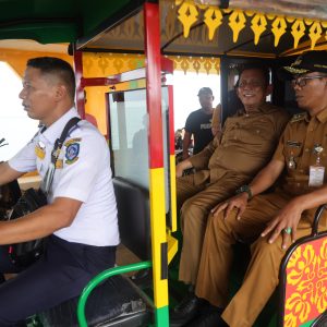 11 Unit Motor Listrik Gantikan Bentor di Pulau Penyengat, Ansar : Nyaman Bagi Wisatawan