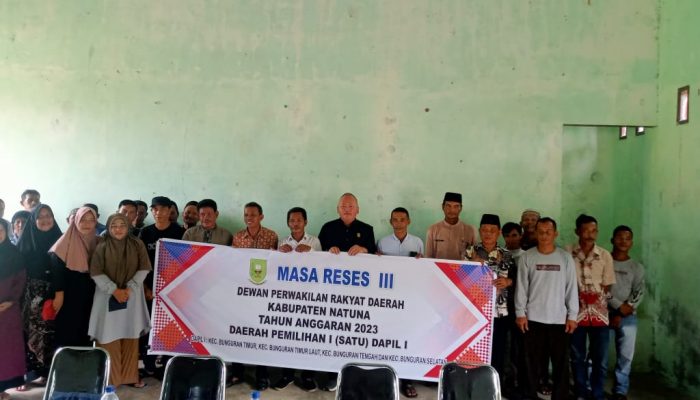 Eriandy Dan Surayanti Gelar Reses Persidangan III di Desa Cemage Selatan Natuna 