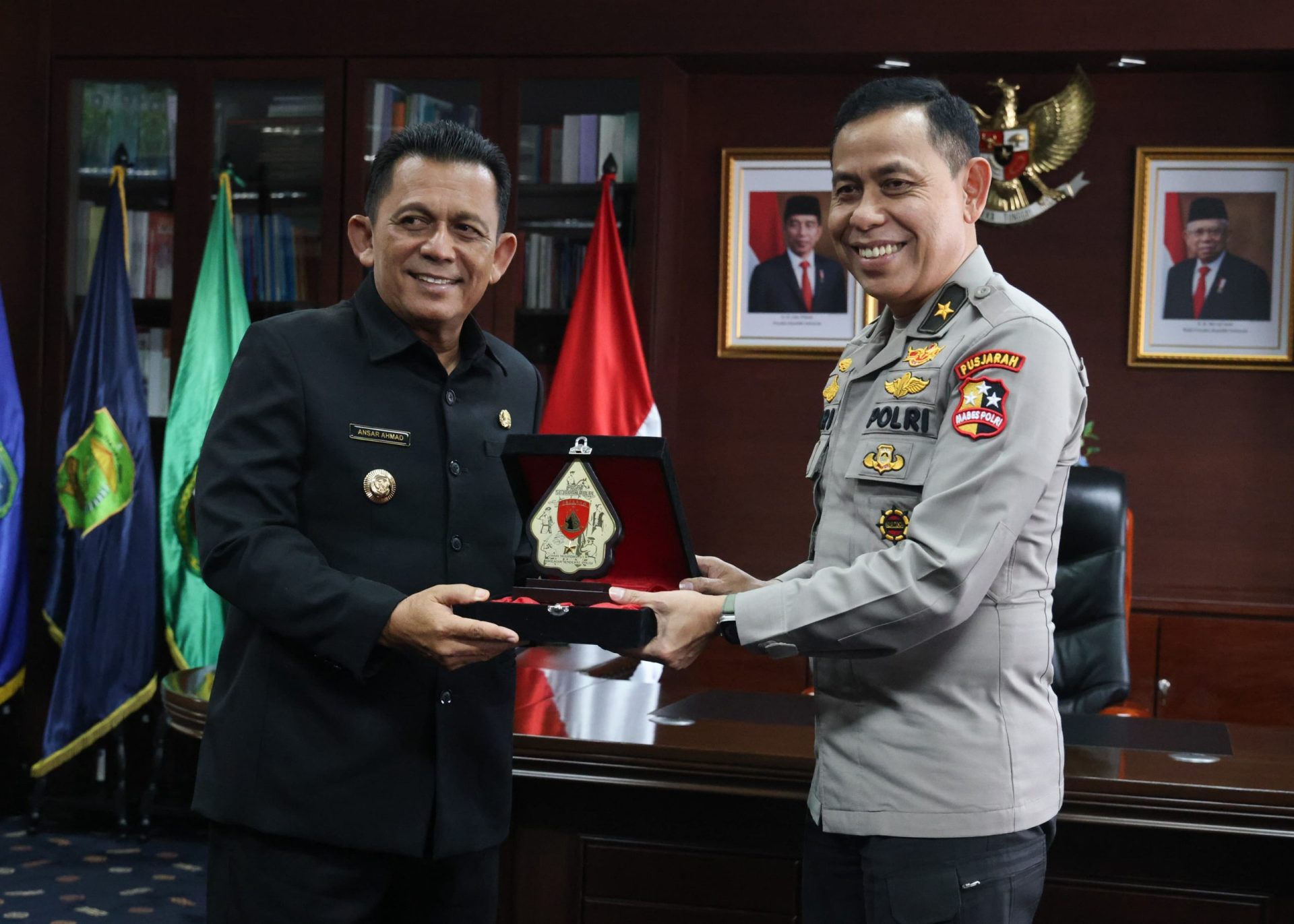 Wacana Pembentukan Museum Polri, Kapusjarah Kunjungi Gubernur Ansar