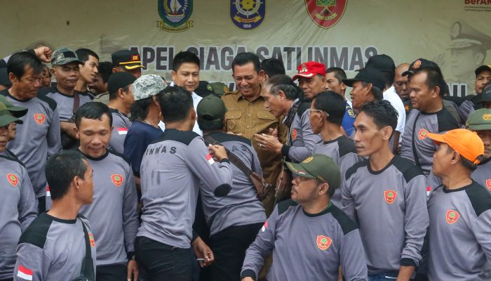 Apel Siaga Satlinmas, Gubernur Ansar : Sambut Pemilu 2024 Dengan Semangat Solidaritas