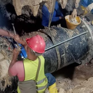 Penyambungan Pipa Depan Kongkow Selesai, Distribusi Air Kembali Normal Secara Bertahap