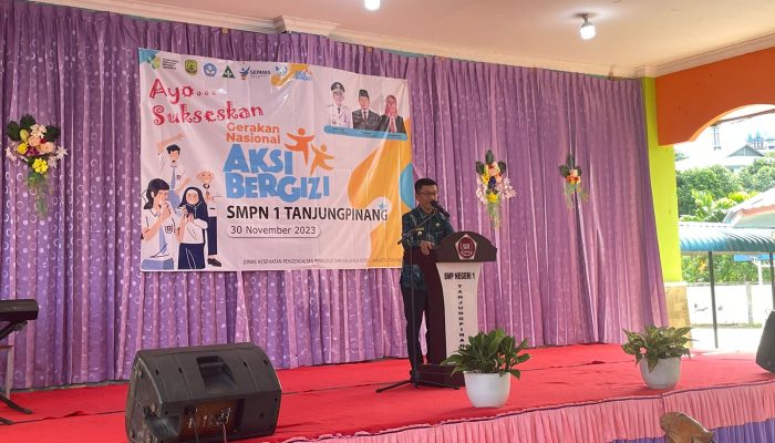 Pemberian Tablet Tambah Darah di SMPN 1, Hasan: Hindarkan Pelajar Derita Anemia 