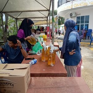 GPM di Gedung Tanjak Tanpa Cabai Merah, Gula Pasir Bulog Ludes Terjual 200 Kg
