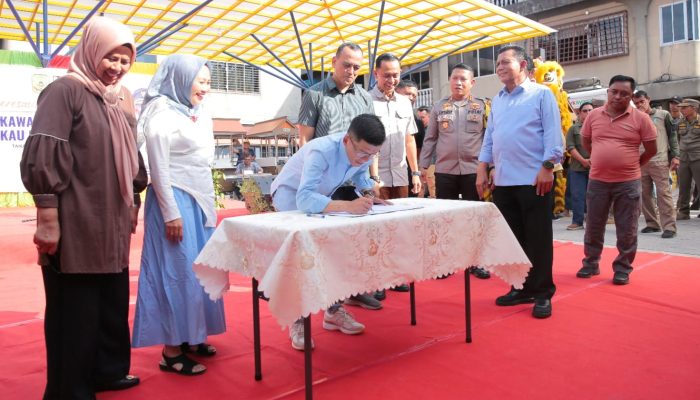 Peresmian Akau Potong Lembu, Pj Wako Hasan Berharap PAD Meningkat