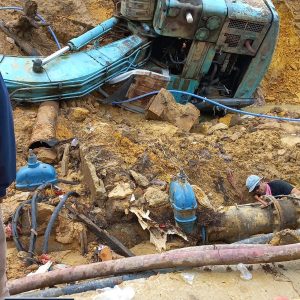Pipa Saluran Air di Simpang Indomobil Patah Tertimpa Ekskavator, Perbaikan Dikebut 24 Jam