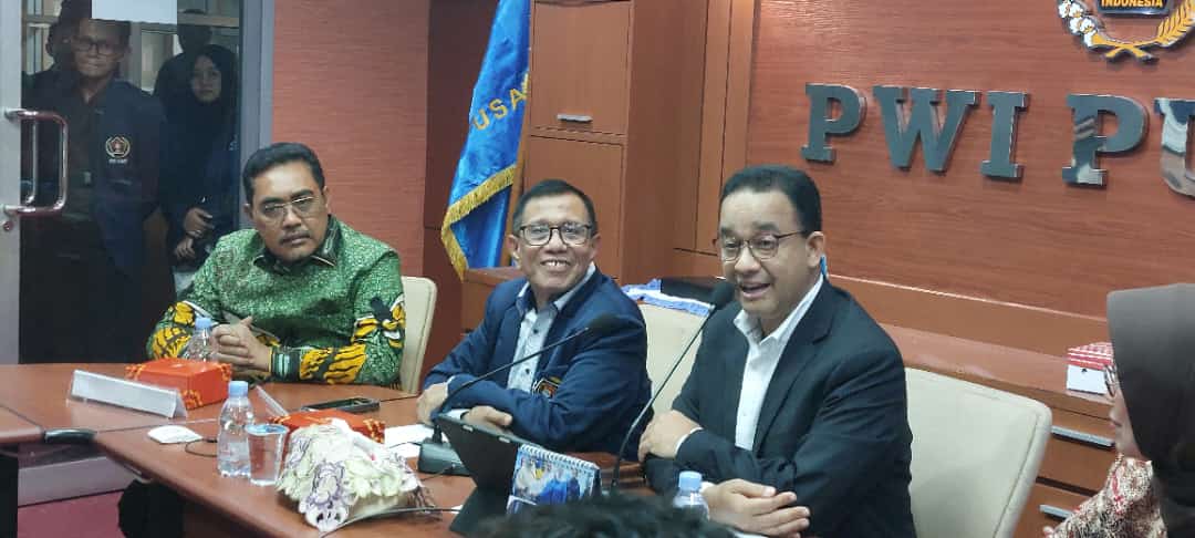 Dialog Capres Anies Baswedan Bersama PWI, Pers Harus Hindari Berita Provokatif 