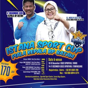 Turnamen Futsal Piala Kepala BP Batam Kategori Pelajar Digelar 14 Desember 2023