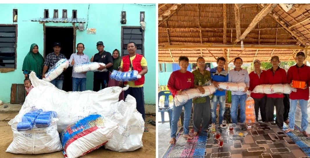 Rasno Serahkan Bantuan Nelayan di KUB Tanjung Maqom Dan Lancang Kundur Jaya