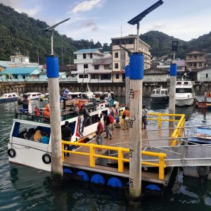 Masyarakat Bersyukur Ponton HDPE di Tarempa dan Pantai Indah Kijang Sudah Bisa Dinikmati