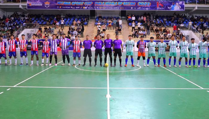 Inilah Pemenang Turnamen Futsal Istana Sport Cup Piala Kepala BP Batam 2023