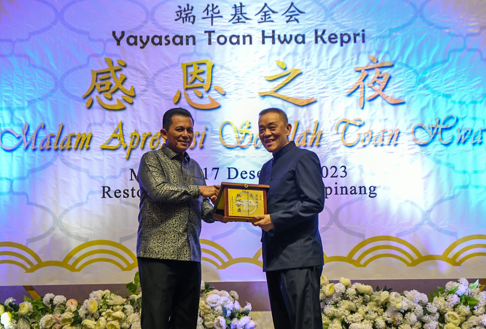 Gubernur Ansar Apresiasi Dedikasi dan Prestasi Sekolah Toan Hwa di Kepri