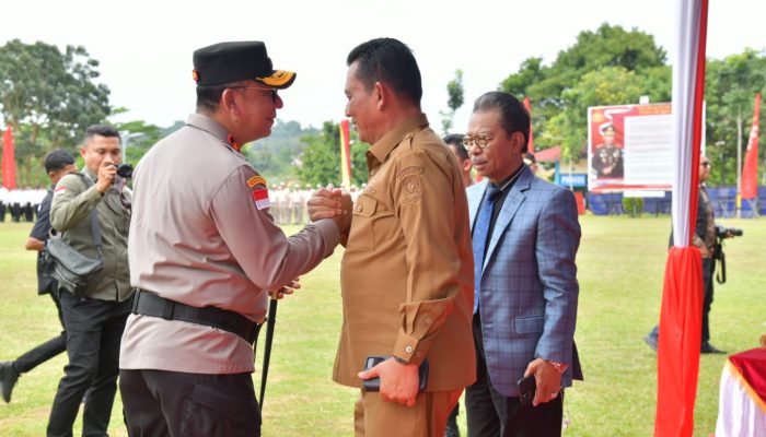 Gubernur Ansar Hadiri Upacara Farewell And Welcome Parade Kapolda Kepri