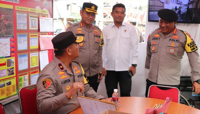 Wakapolda Kepri Lakukan Pengecekan Pos Pengamanan Operasi Lilin Seligi 2023