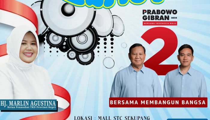TKD Prabowo-Gibran Kepri Gelar Zumba Gemoy Di Mall STC Sekupang