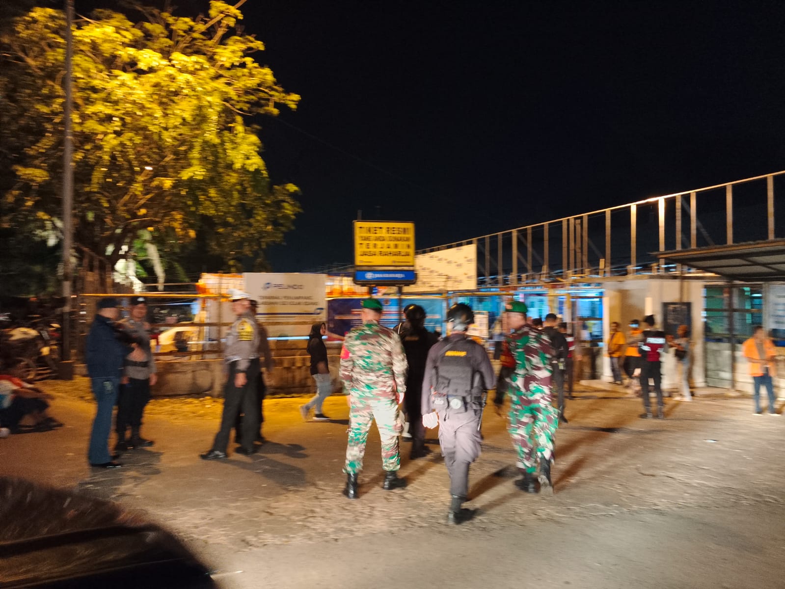 Jelang Pergantian Tahun, Polres Bintan Bersama TNI Patroli Gabungan Jaga Kamtibmas