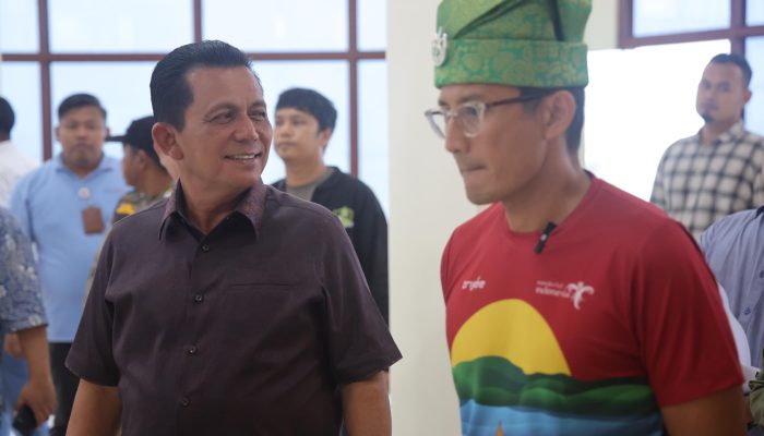 Menparekraf Sandiaga Uno Tinjau Lokasi Pembangunan SKI di Tanjungpinang