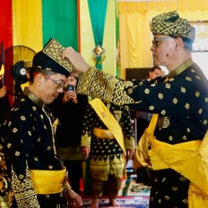 LAM Tanjungpinang Berikan Pentabalan Gelar Adat Dato’ Setia Amanah Kepada Pj Wako Hasan 