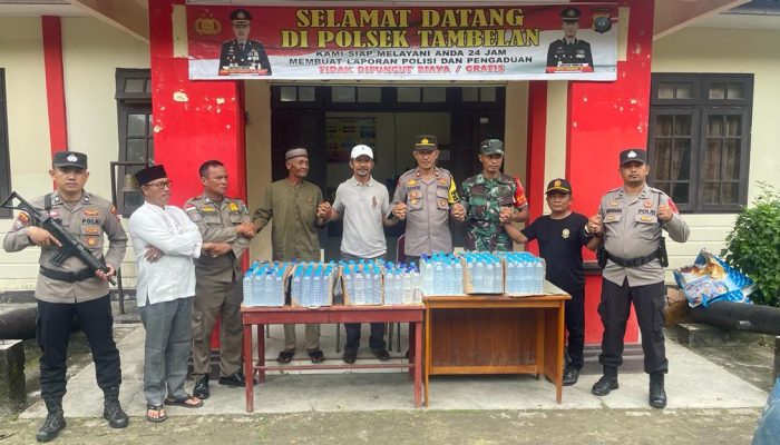 Polsek Tambelan Amankan 213 Botol Miras di Kapal Roro Tanjung Uban-Tambelan-Kalimantan