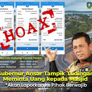 Gubernur Ansar Tampik Tudingan Meminta Uang kepada Masjid
