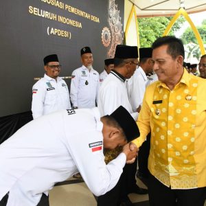 Pengukuhan Apdesi, Gubernur Ansar Berharap Kades Majukan Pembangunan Desa