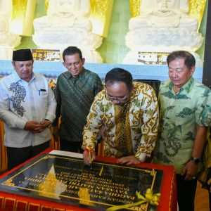 Menag Yaqut Berharap Pagoda Sata-Sahasra Buddha Jadi Destinasi Wisata Heritage di Kepri 