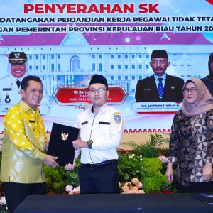 1.784 PTT Pemprov Kepri Dapat Perpanjangan Kontrak, Gubernur Ansar Ingatkan Perkuat Etos Kerja